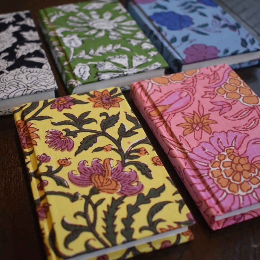 Mini Block Print Journal - 3" x 5"