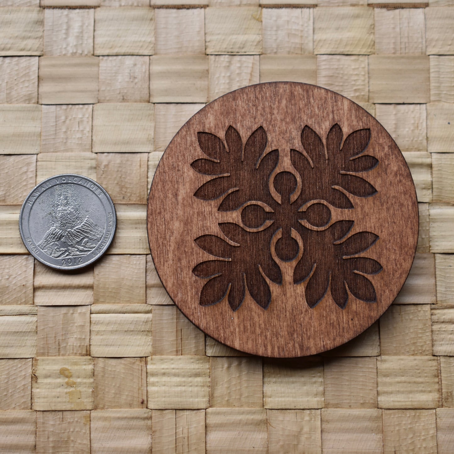 Handmade Wooden Engraved Magnets