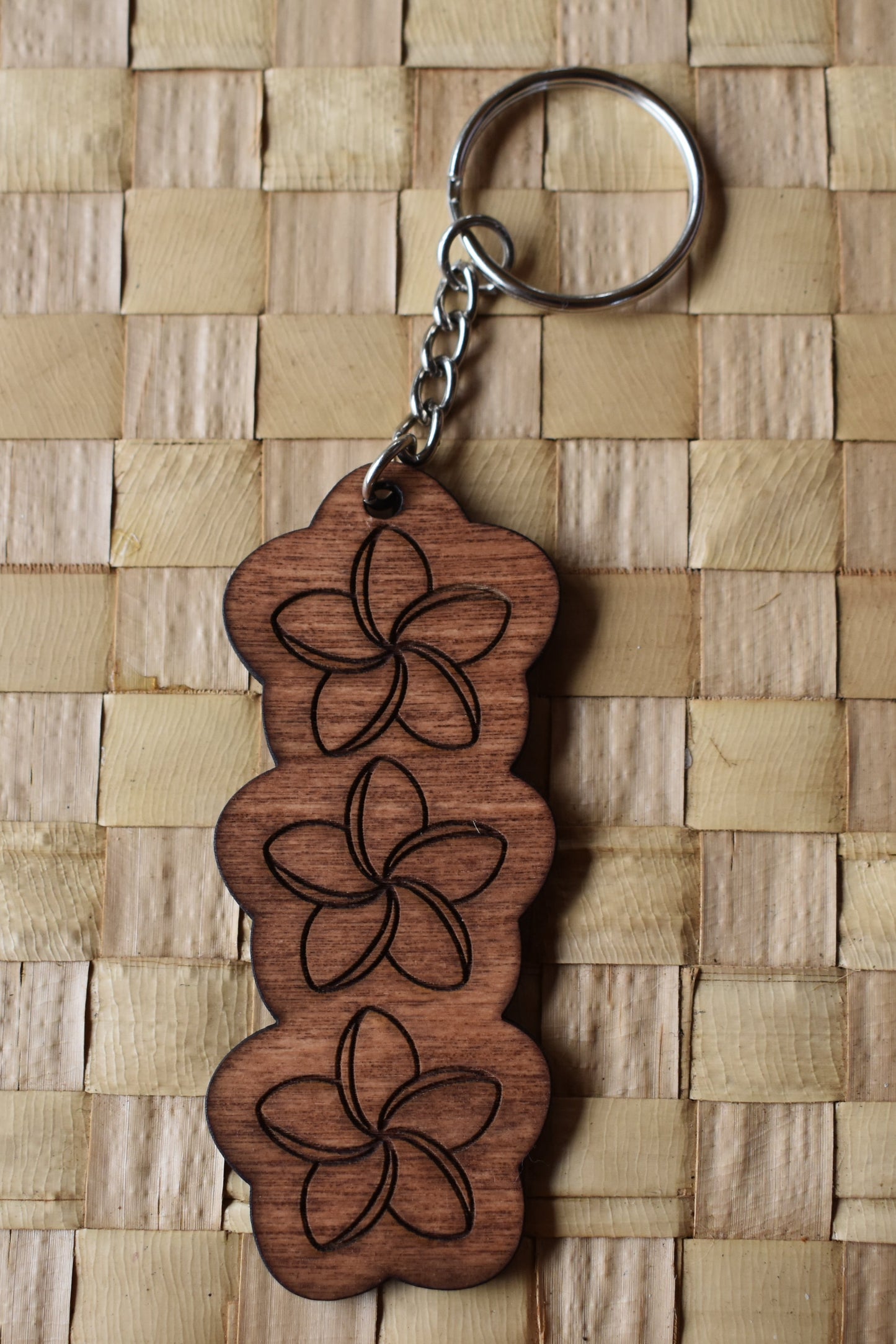 Handmade Wooden Engraved Keychain