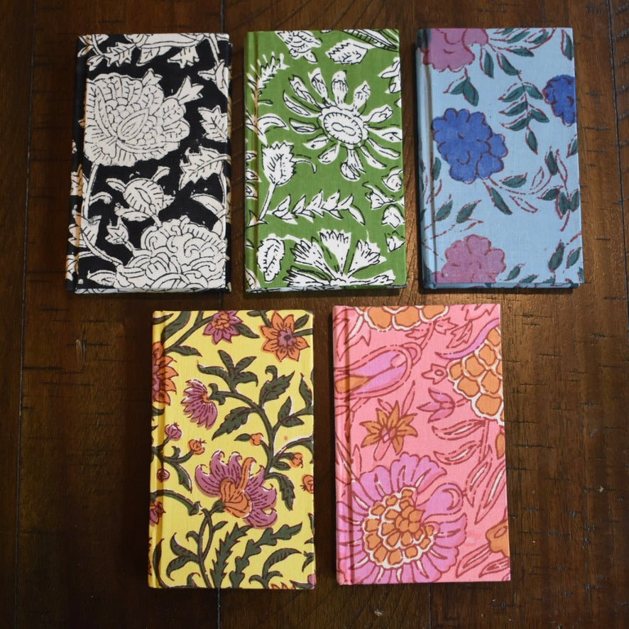 Mini Block Print Journal - 3" x 5"