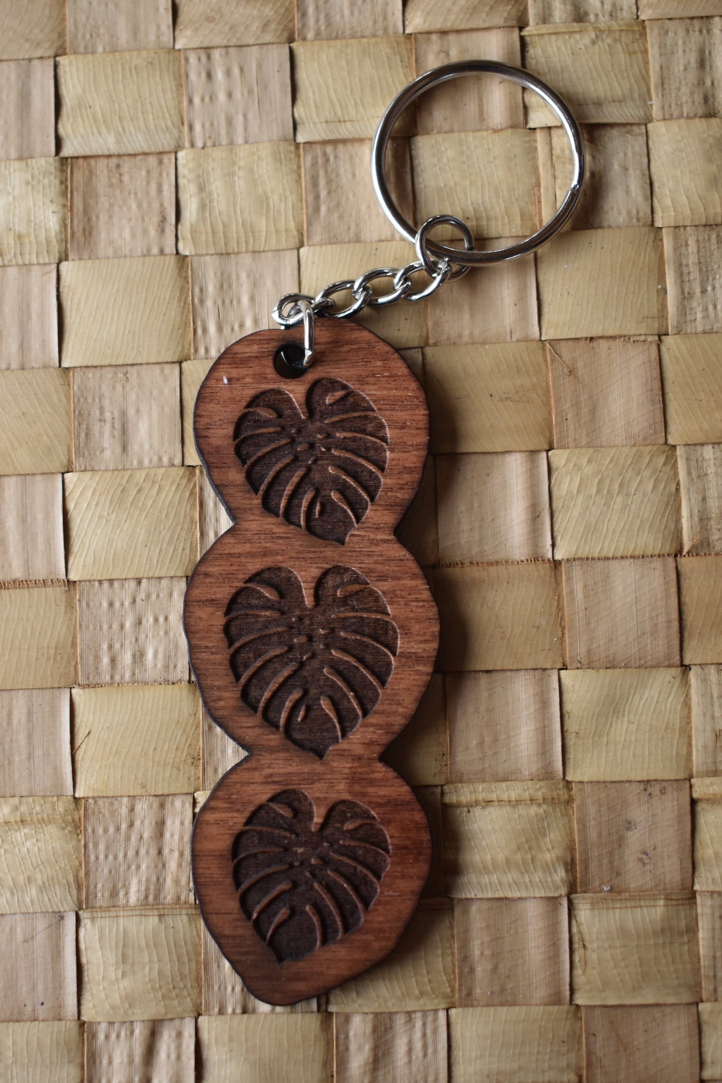 Handmade Wooden Engraved Keychain