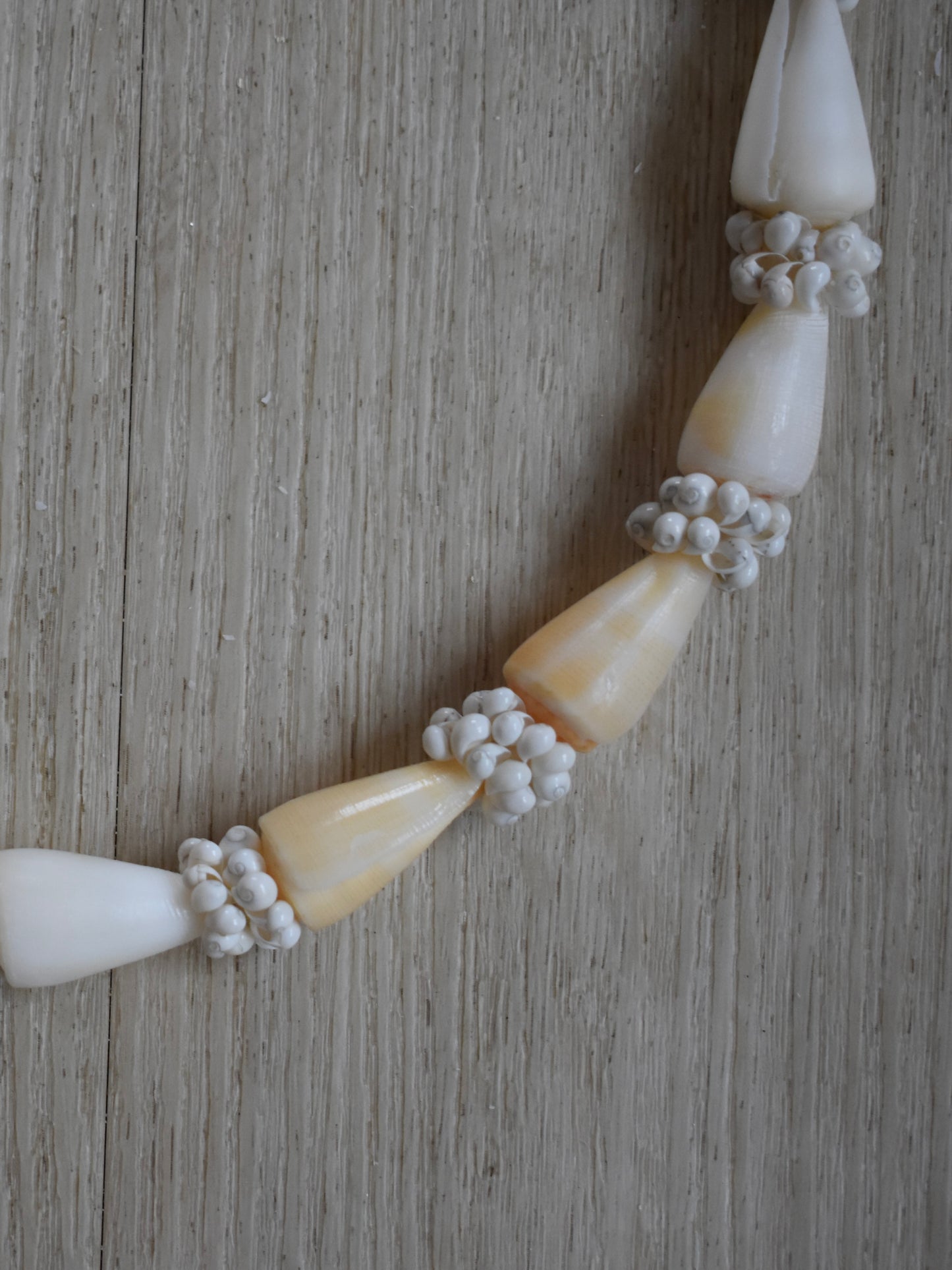 Cream Cone Shell Lei