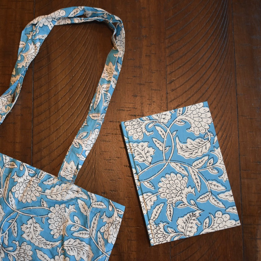 Block Print Market Tote Bag