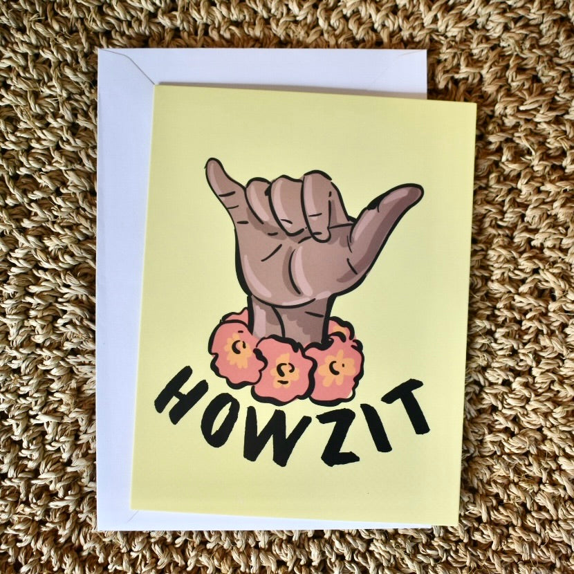 Howzit Greeting Card