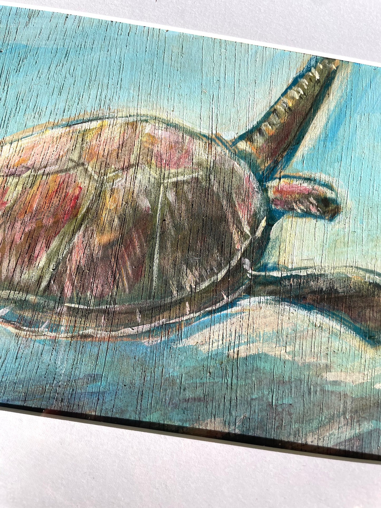 "Sea Turtle #113" ORIGINAL Art by Keale Comstock