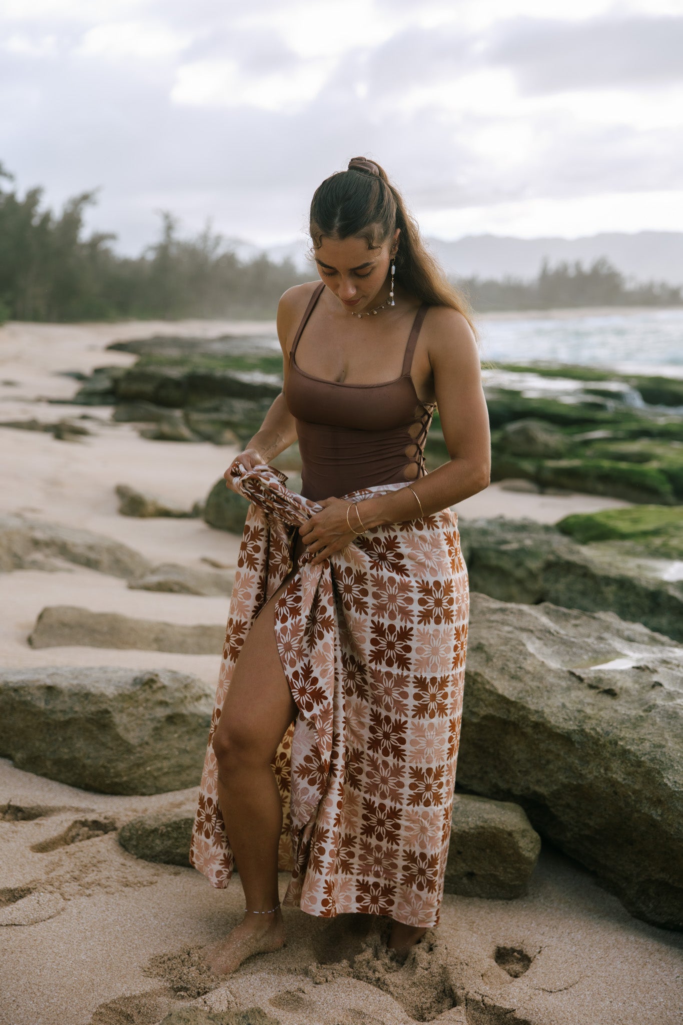 Mākuʻe Quilt Pareo