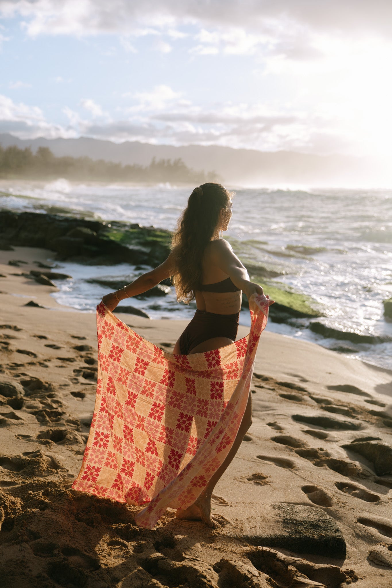ʻĀkala Quilt Pareo