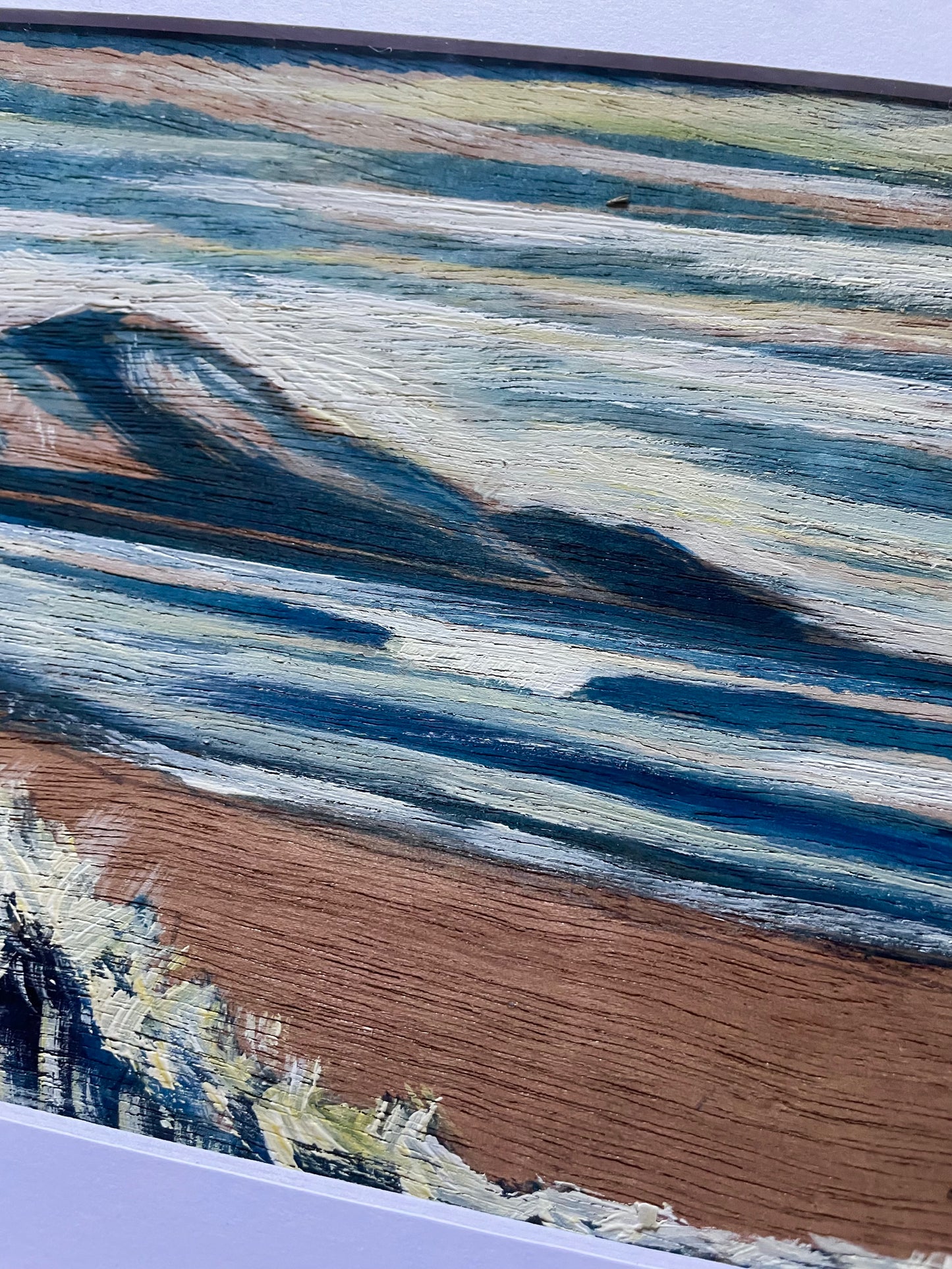 "Solo Blue Wave" ORIGINAL Art by Keale Comstock