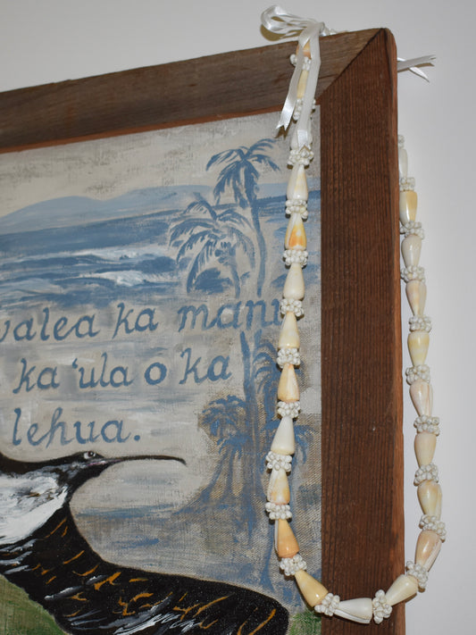 Cream Cone Shell Lei