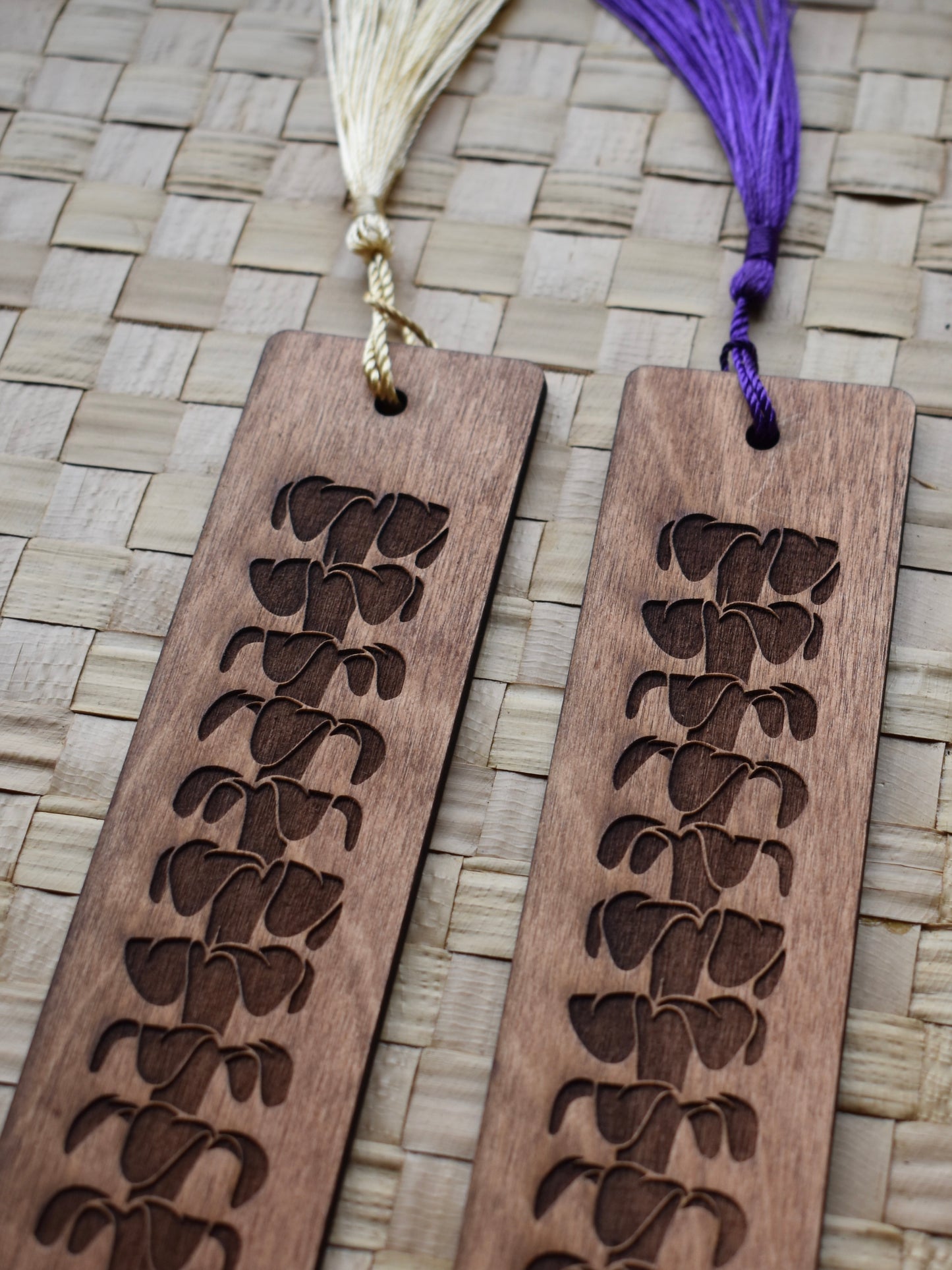 Handmade Wooden Engraved Bookmark