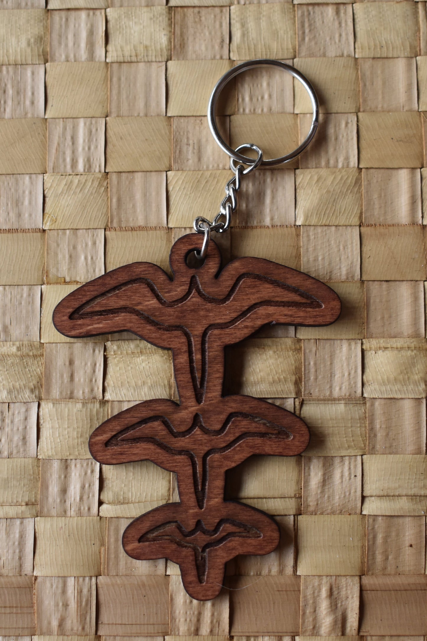 Handmade Wooden Engraved Keychain