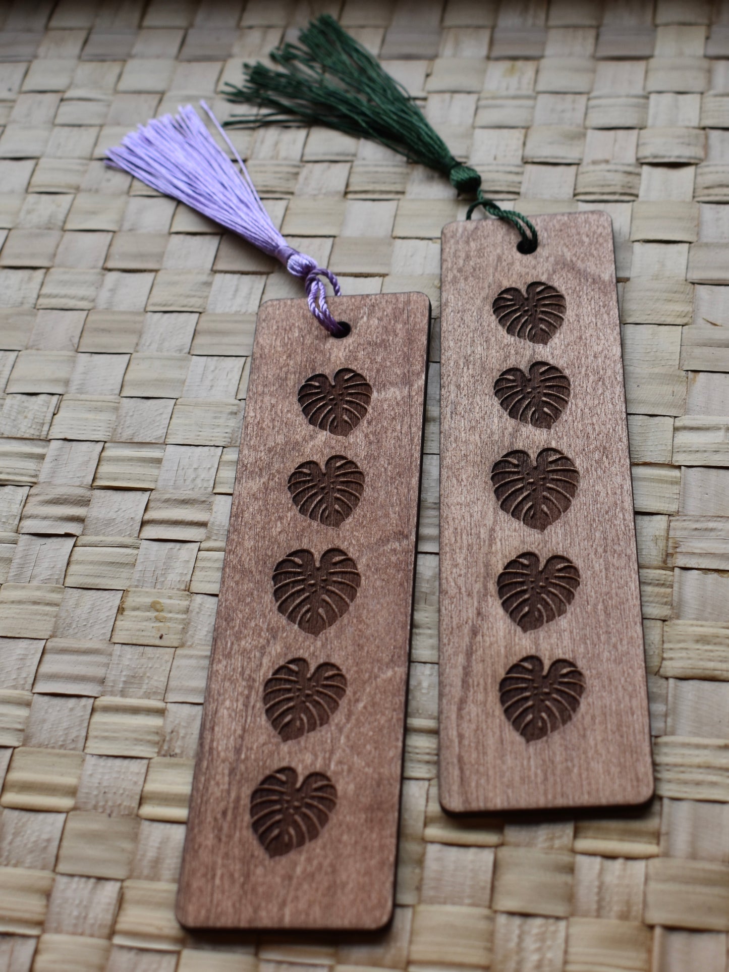 Handmade Wooden Engraved Bookmark