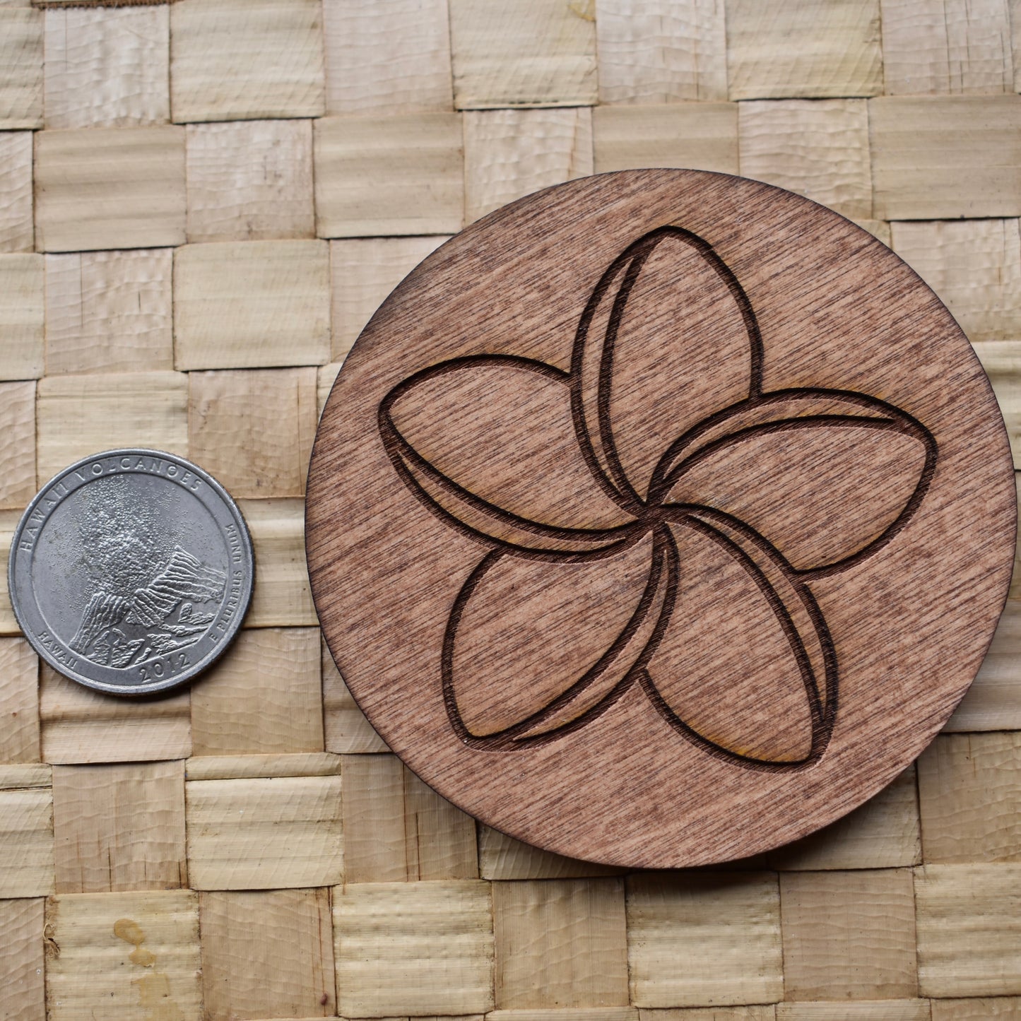 Handmade Wooden Engraved Magnets