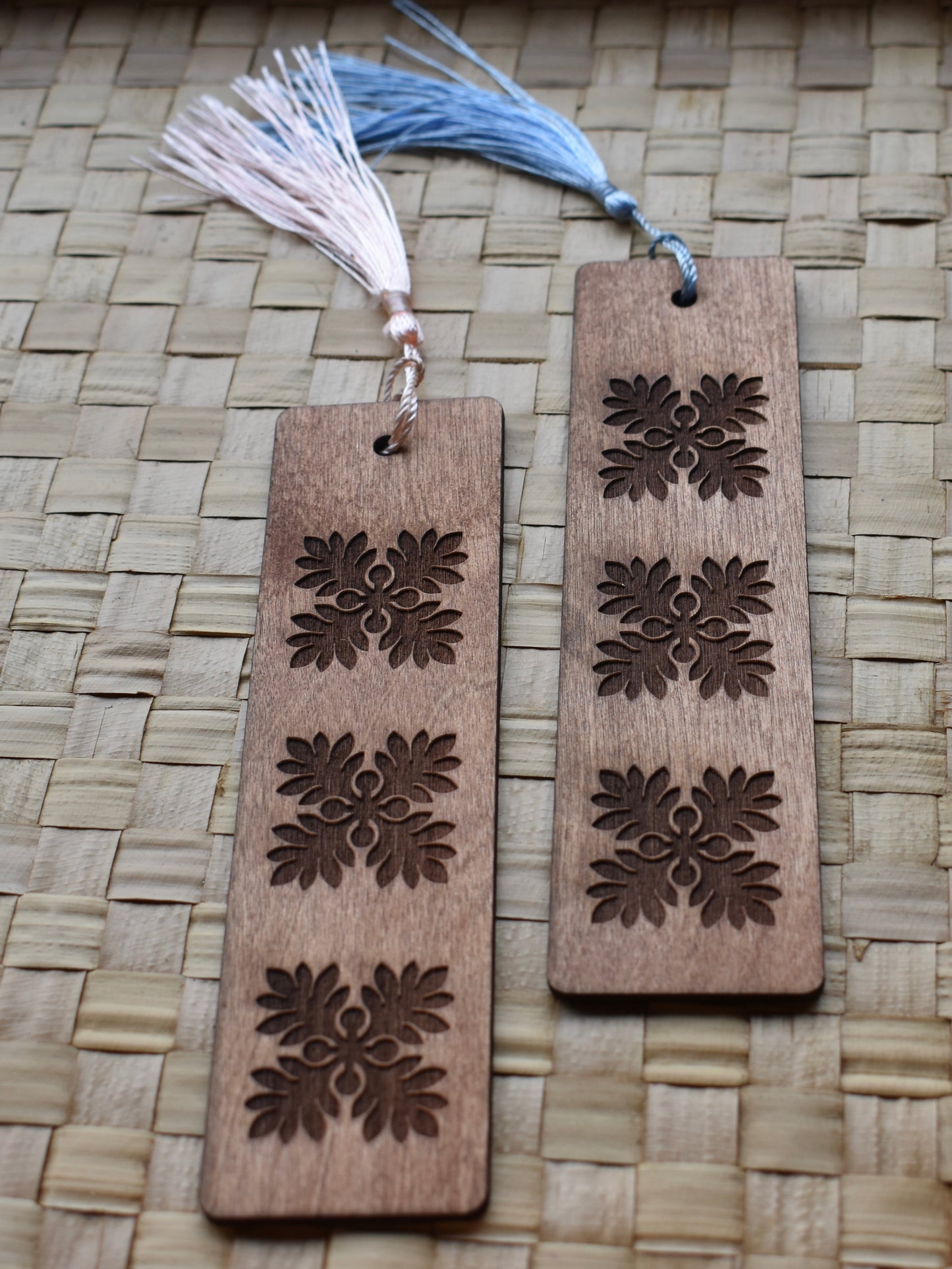Handmade Wooden Engraved Bookmark