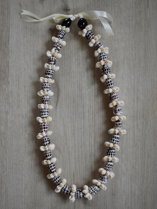 Hebrew Cone Shell + Cowrie Shell Lei