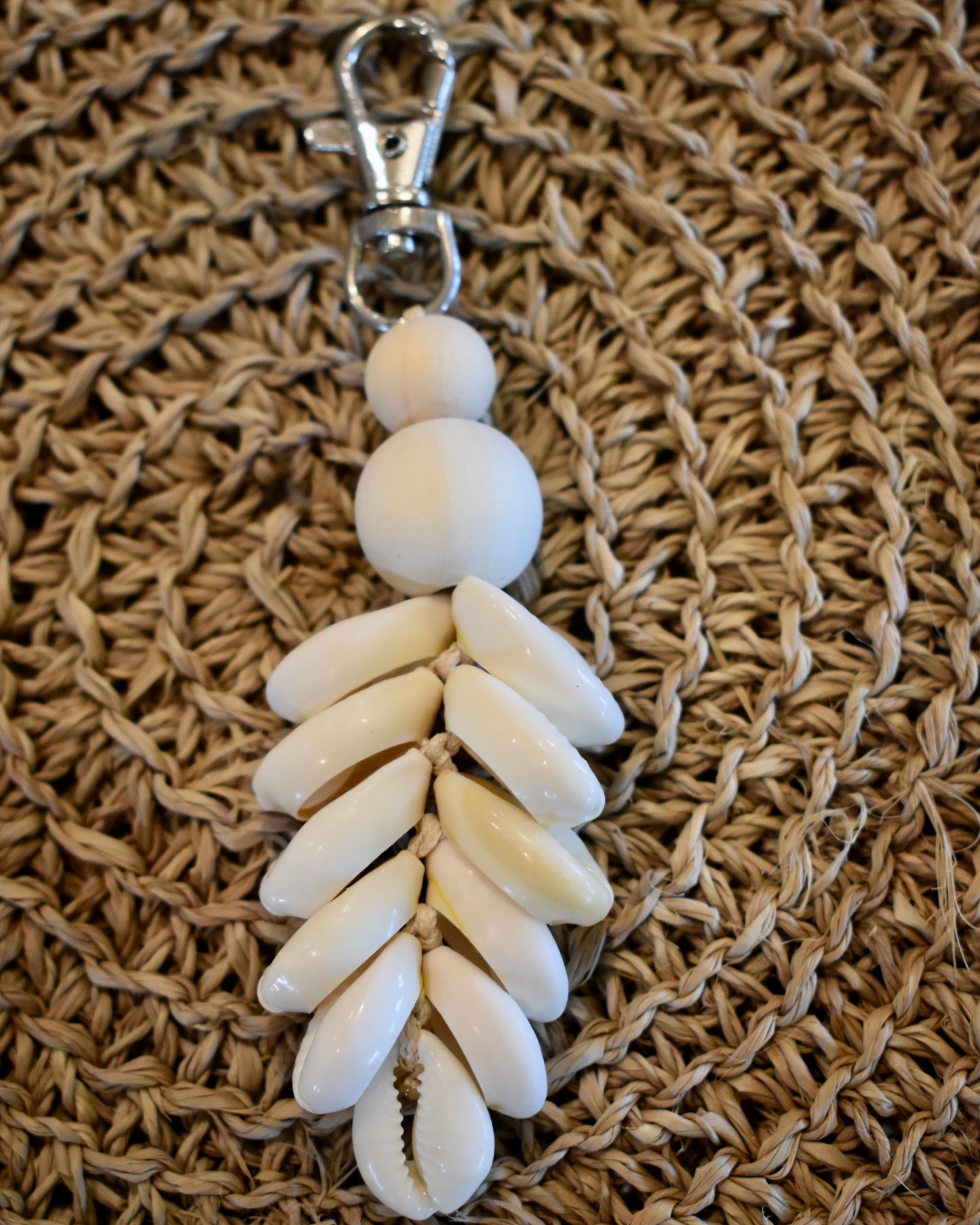 Cowrie Shell Keychain