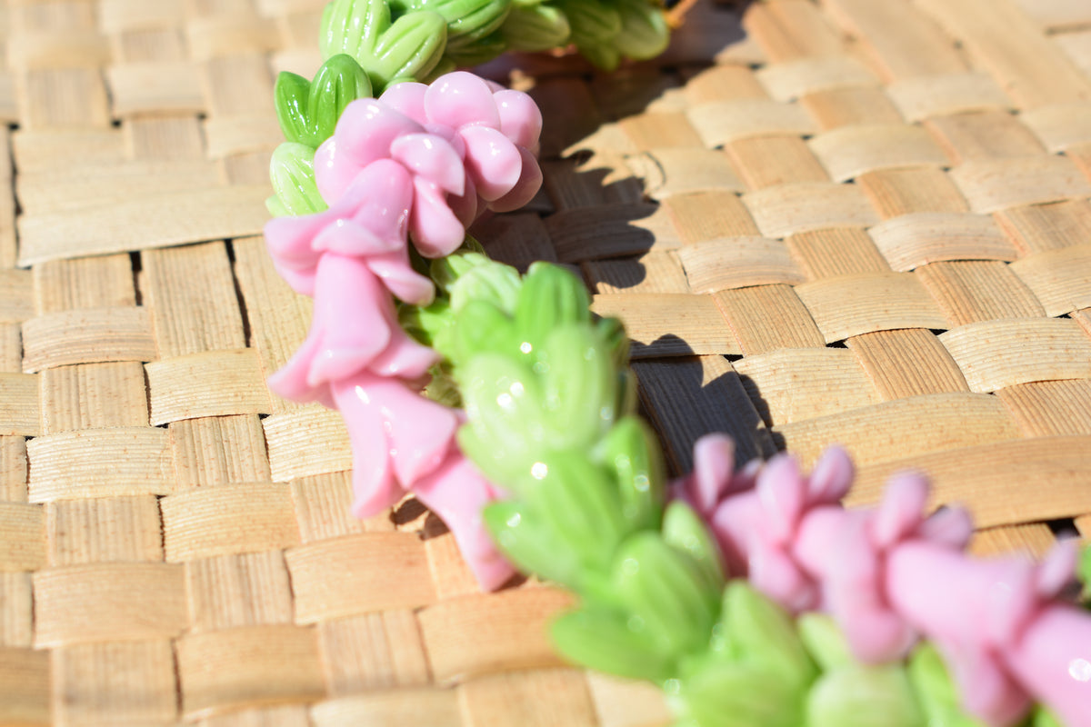 Phone Wristlet/Bag Lei - Plumeria+Pakalana