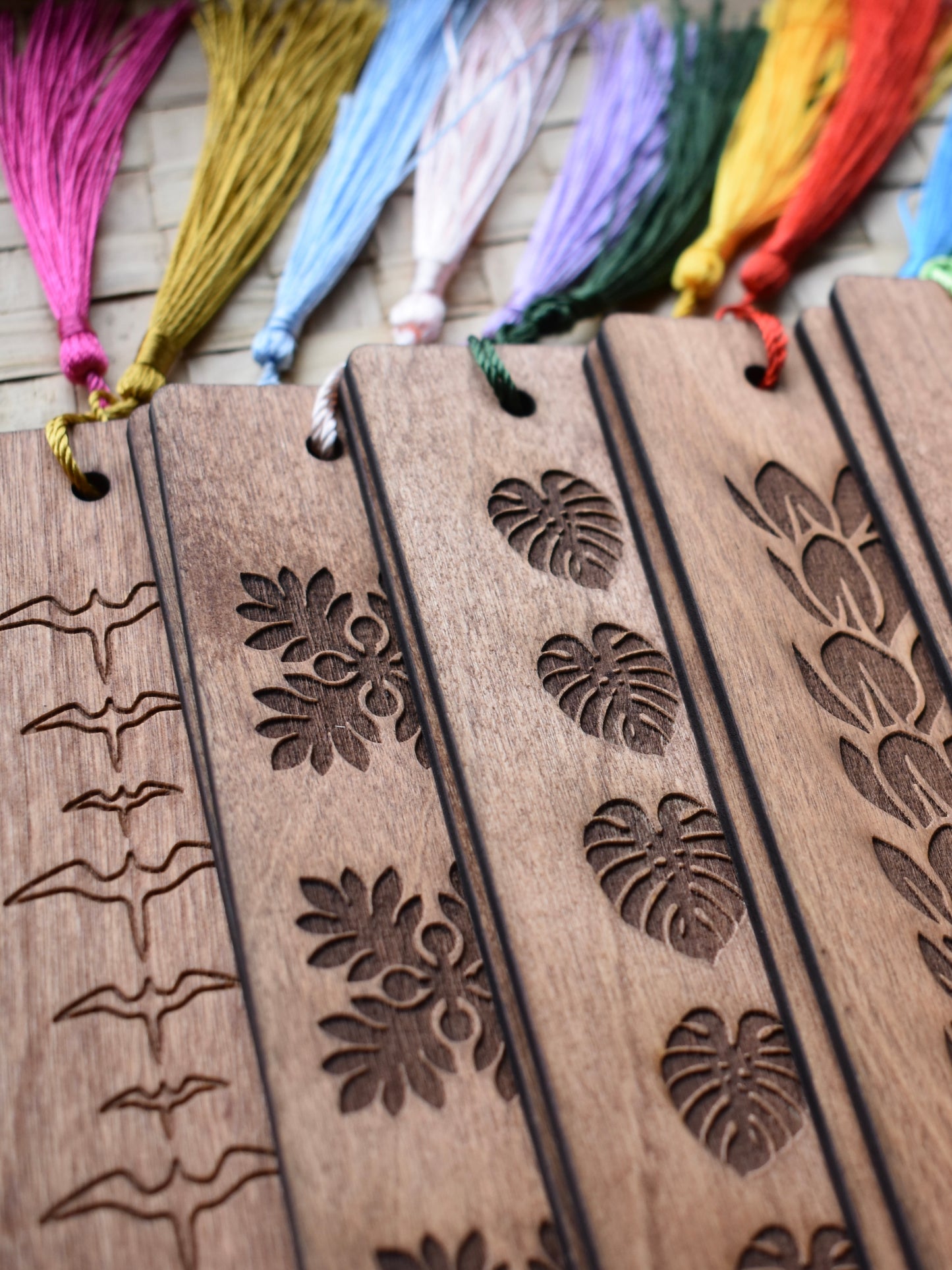 Handmade Wooden Engraved Bookmark