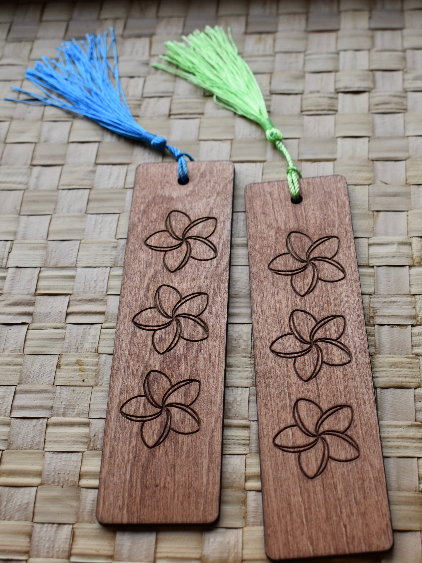 Handmade Wooden Engraved Bookmark