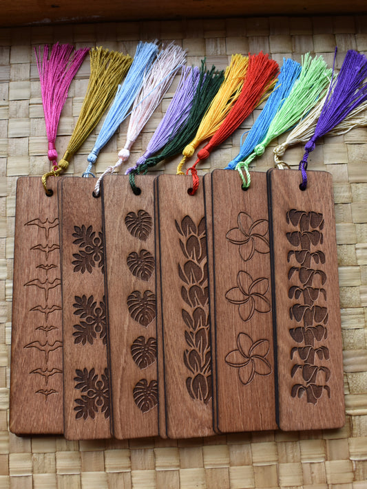 Handmade Wooden Engraved Bookmark