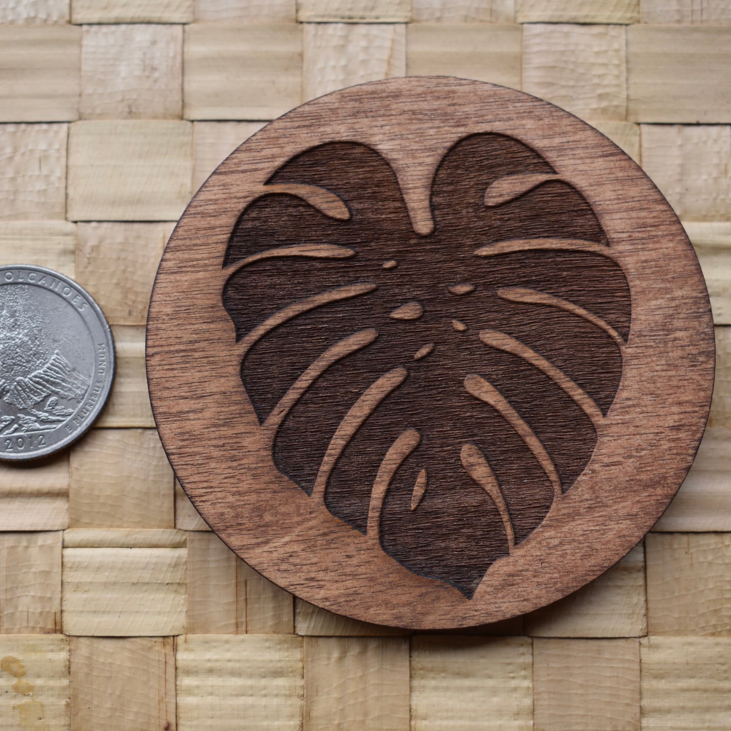 Handmade Wooden Engraved Magnets
