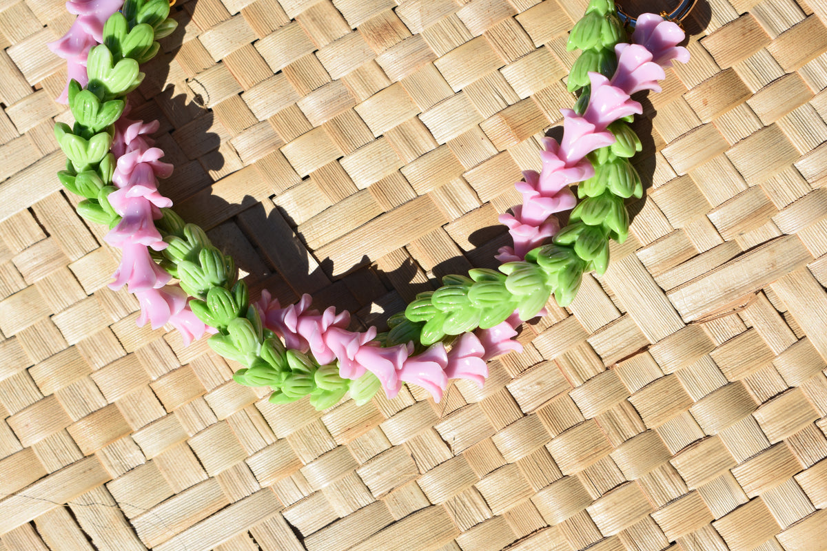 Phone Wristlet/Bag Lei - Plumeria+Pakalana
