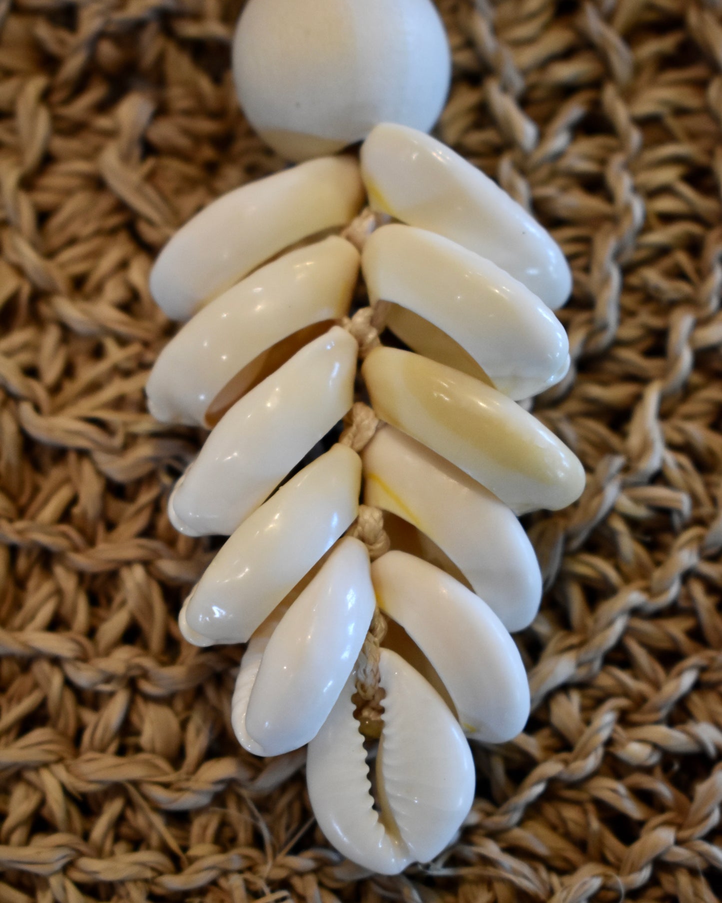 Cowrie Shell Keychain
