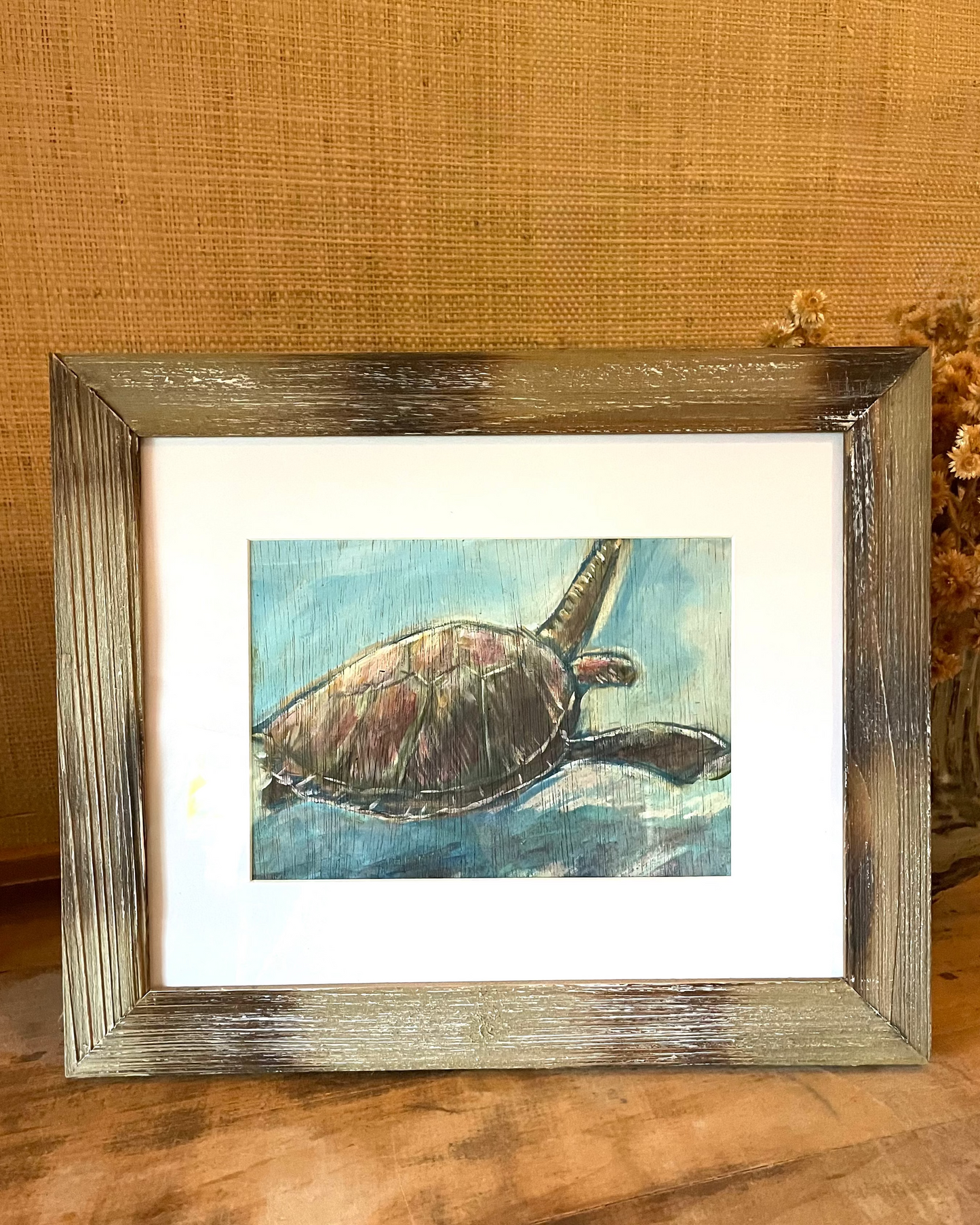 "Sea Turtle #113" ORIGINAL Art by Keale Comstock