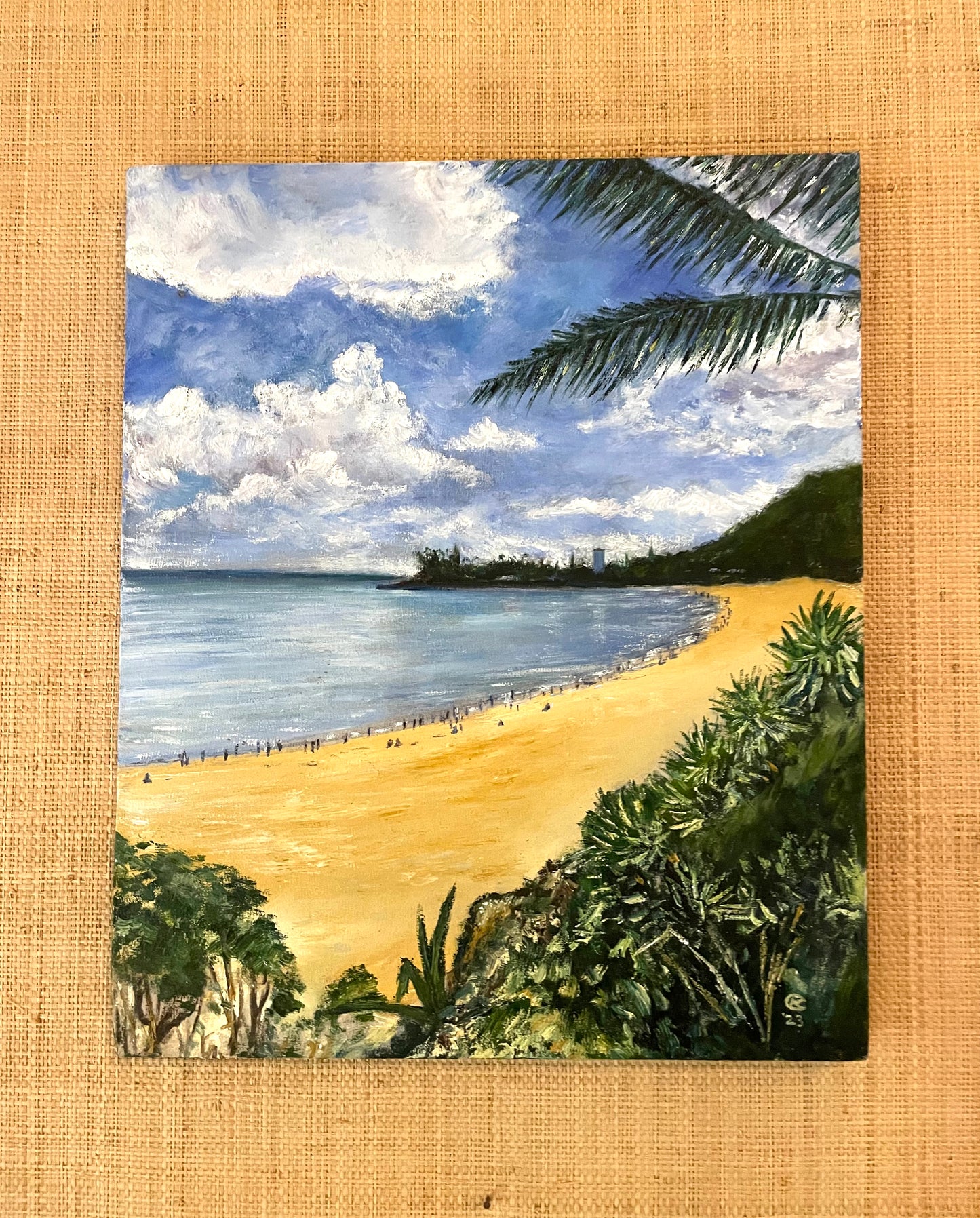 "Waimea Beach Day"  ORIGINAL Art by Keale Comstock