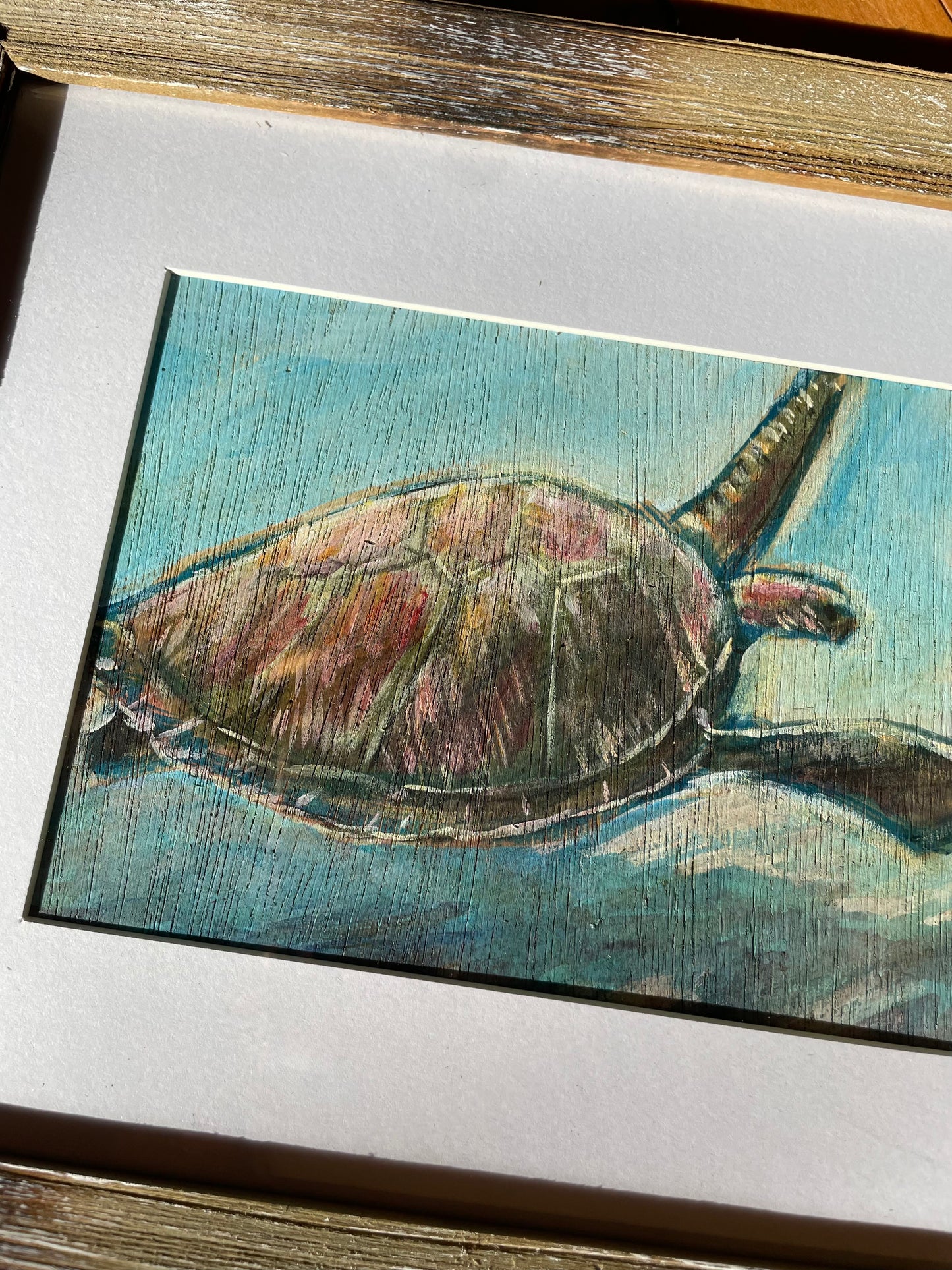 "Sea Turtle #113" ORIGINAL Art by Keale Comstock