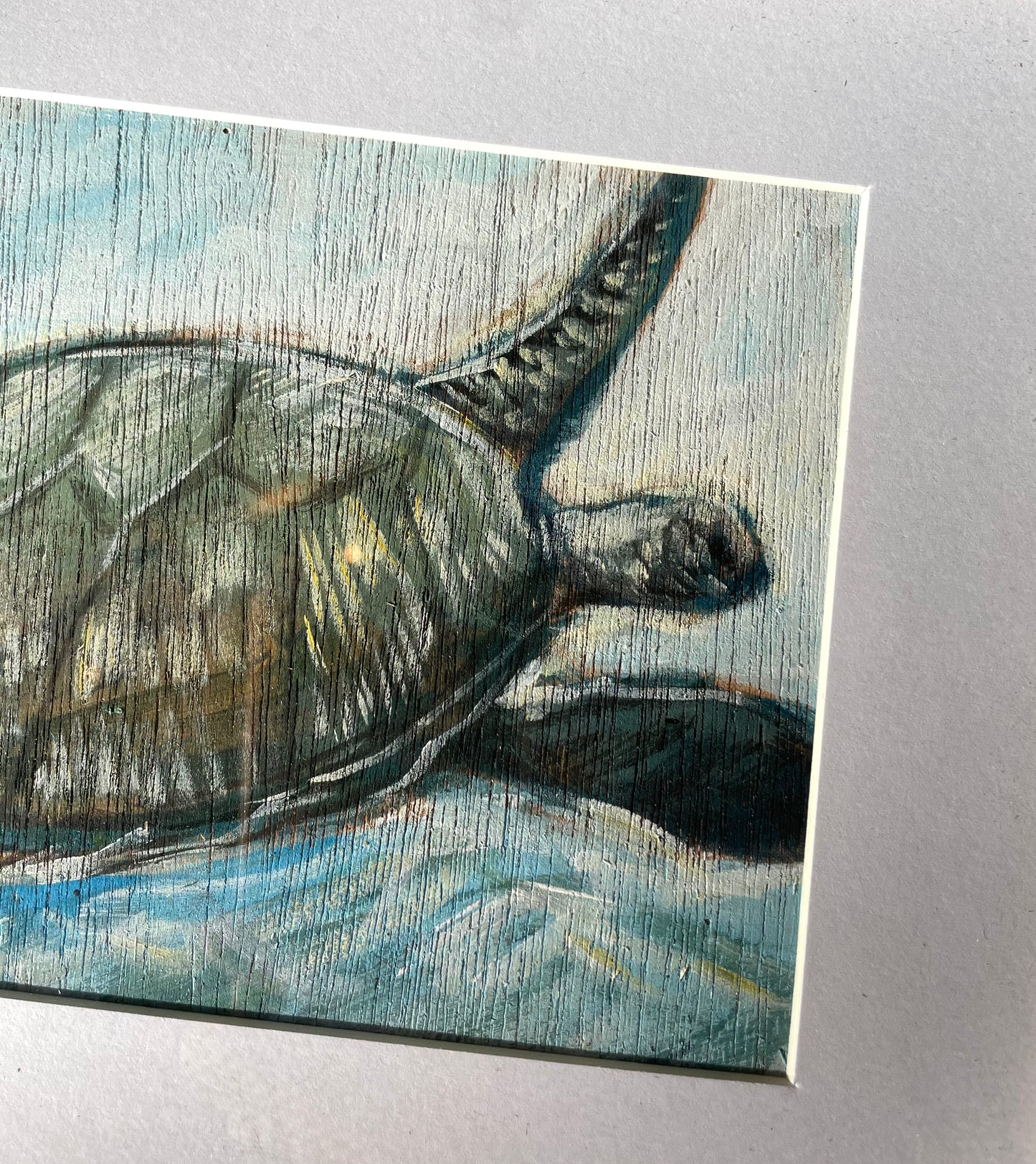 "Sea Turtle #112" ORIGINAL Art by Keale Comstock