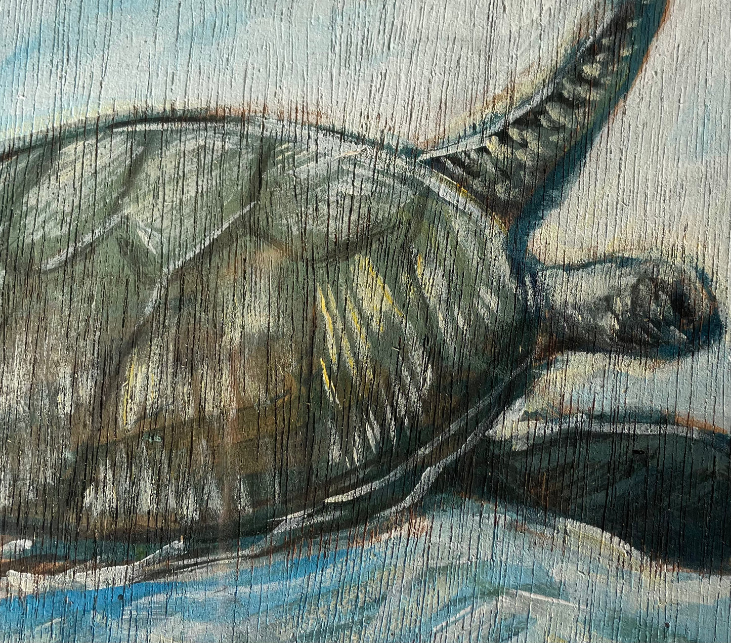 "Sea Turtle #112" ORIGINAL Art by Keale Comstock