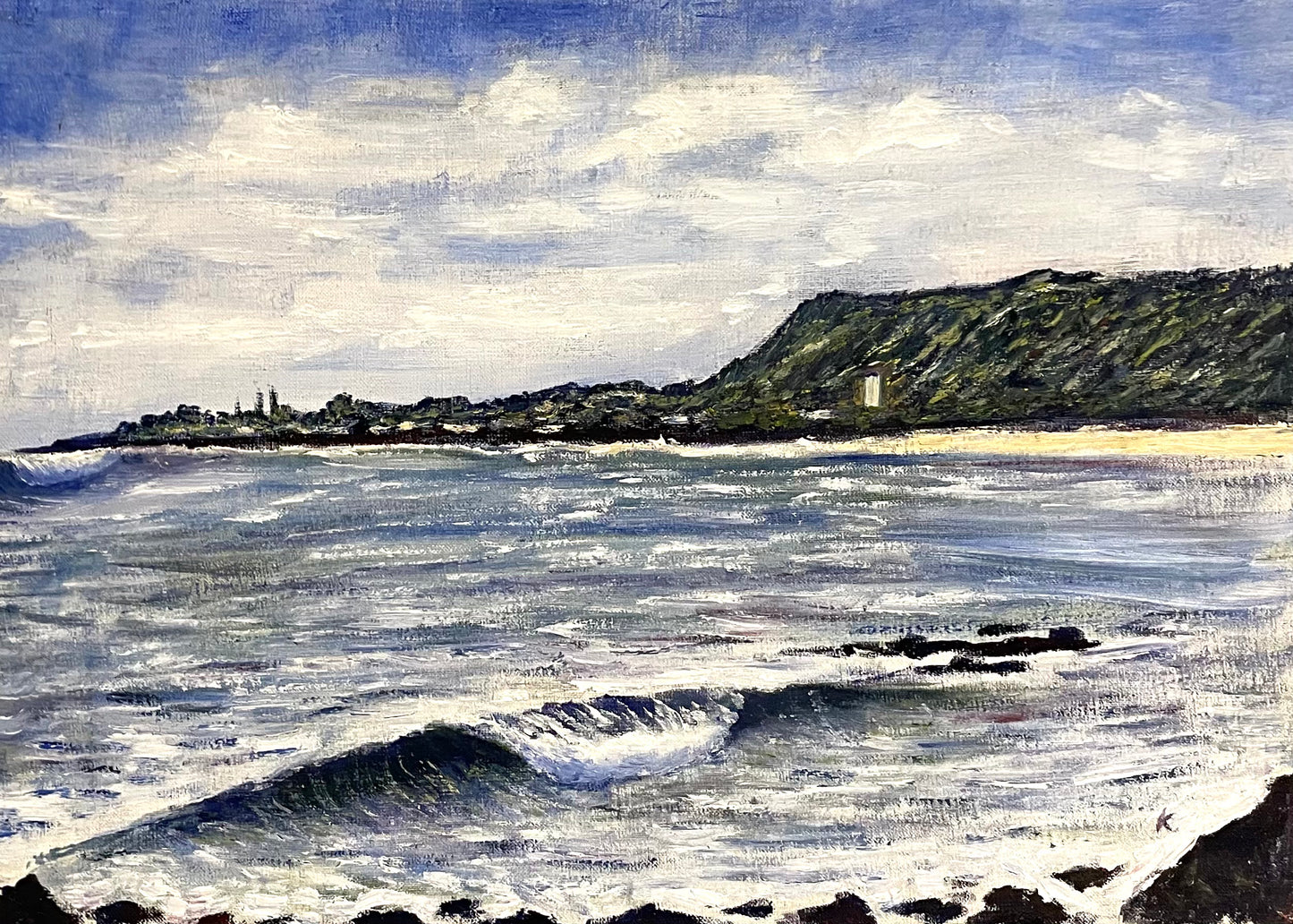 "WAIMEA II"  ORIGINAL Art by Keale Comstock