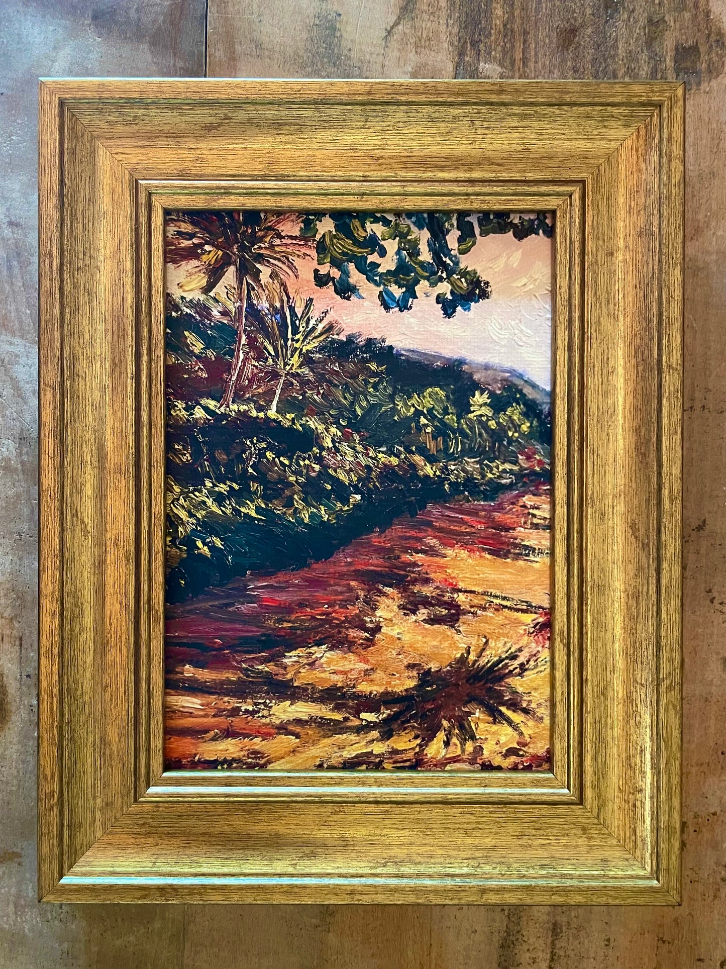 "Palm Shadow" Print - Art by Keale Comstock