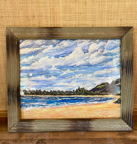 "Beach Scene" Print - Art by Keale Comstock