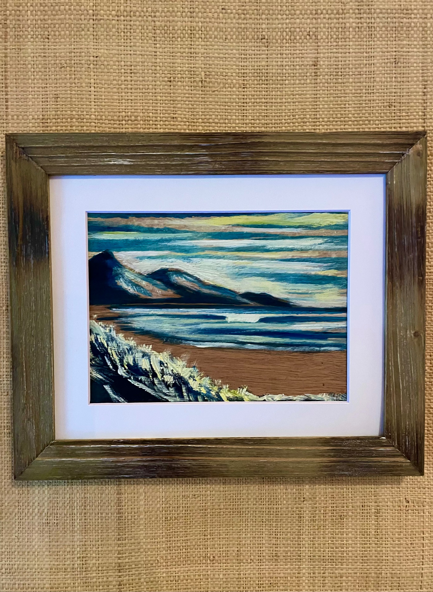 "Solo Blue Wave" ORIGINAL Art by Keale Comstock