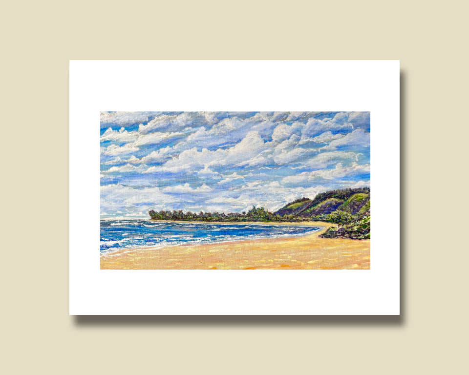 "Beach Scene" Print - Art by Keale Comstock
